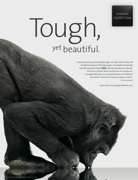 Реклама Gorilla Glass