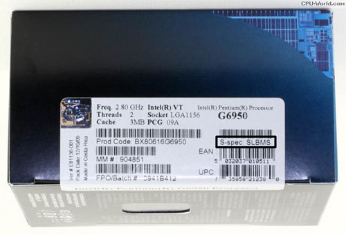 Intel переводит коробочные версии Pentium G6950 на степпинг K0