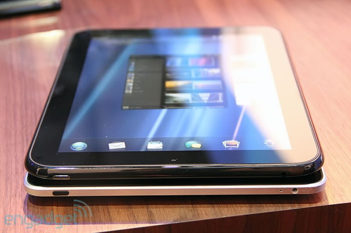 HP TouchPad против iPad