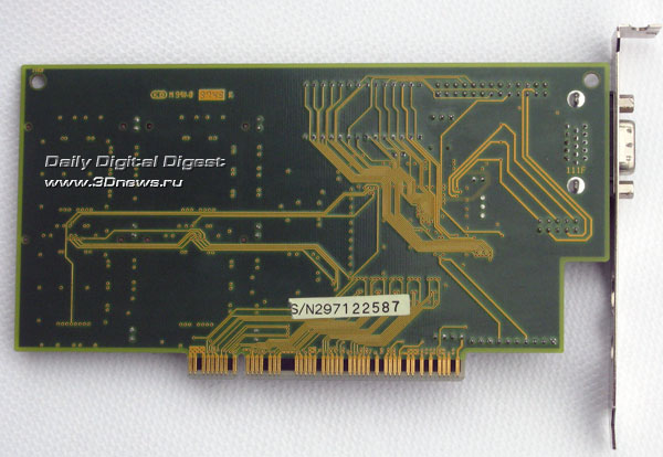 Музейный экспонат: видеокарта Tseng Labs ET 6100 (1997 г.)