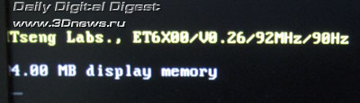 Музейный экспонат: видеокарта Tseng Labs ET 6100 (1997 г.)