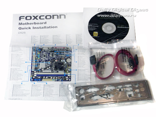  Foxconn D52S комплектация 