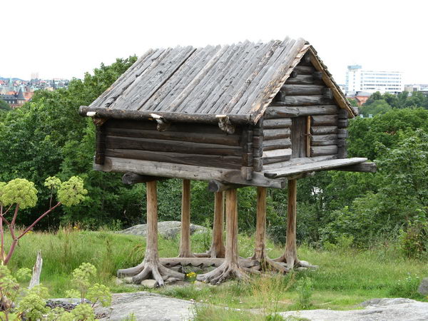 Hut on chicken legs