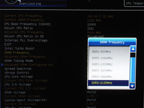  MSI P67A-GD80 частота памяти 