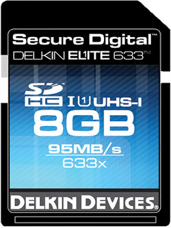 Delkin 8GB Elite 633 UHS-I SDHC Card Delkin 8GB Elite 633 UHS-I SDHC Card