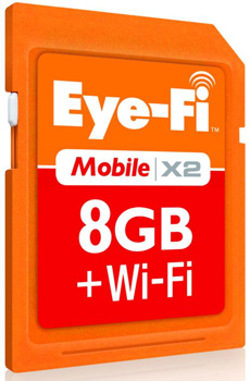 Eye-Fi Mobile X2 8GB + Wi-Fi Card Eye-Fi Mobile X2 8GB + Wi-Fi Card
