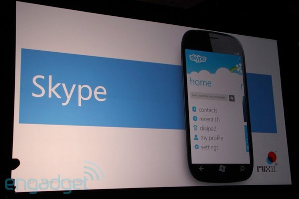 Skype для Windows Phone 7