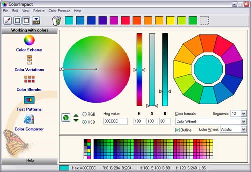 Windows xp цветовая схема