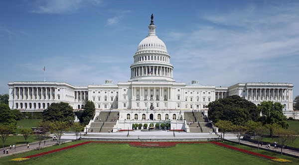 Конгресс США, Капитолий в Вашингтоне