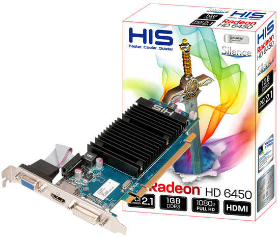 HIS Radeon HD 6450 Silence HIS Radeon HD 6450 Silence