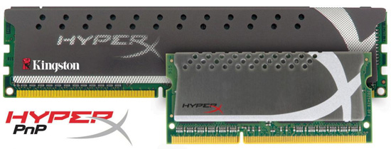 Kingston HyperX PnP DDR3 Memory Modules Kingston HyperX PnP DDR3 Memory Modules