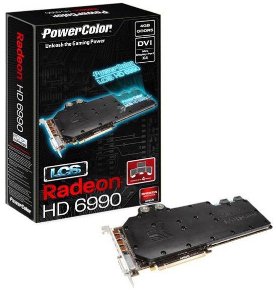 PowerColor LCS Radeon HD 6990 4GB GDDR5 PowerColor LCS Radeon HD 6990 4GB GDDR5