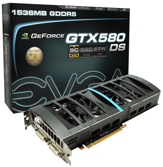EVGA GeForce GTX 580 DS Superclocked EVGA GeForce GTX 580 DS Superclocked