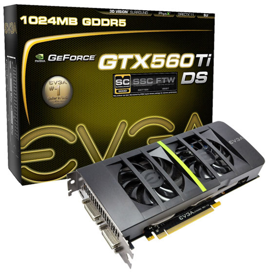 EVGA GeForce GTX 560 Ti DS Superclocked EVGA GeForce GTX 560 Ti DS Superclocked
