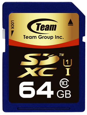 Team 64GB SDXC UHS-I Card Team 64GB SDXC UHS-I Card