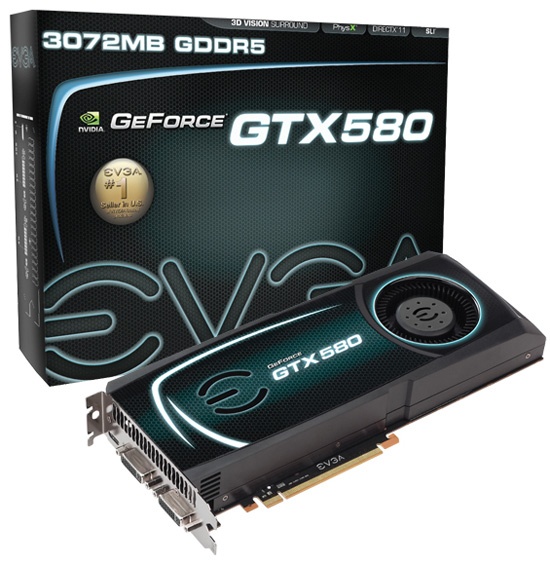 EVGA GeForce GTX 580 3072MB EVGA GeForce GTX 580 3072MB