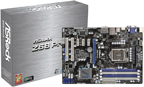 ASRock Z68 Pro3 ASRock Z68 Pro3