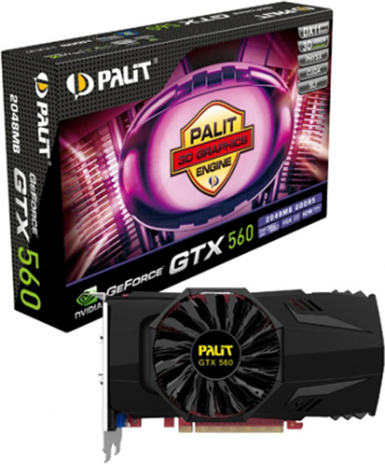  Palit GeForce GTX 560 2048MB GDDR5 