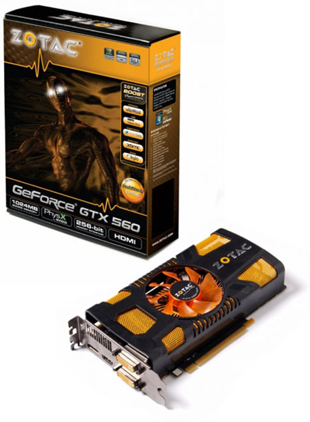 ZOTAC GeForce GTX 560 1GB ZOTAC GeForce GTX 560 1GB