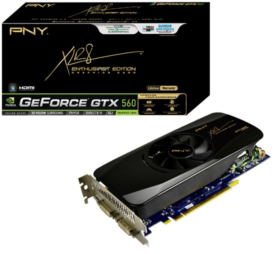 PNY XLR8 GeForce GTX 560 PNY XLR8 GeForce GTX 560
