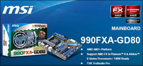 MSI 990FXA-GD80 MSI 990FXA-GD80