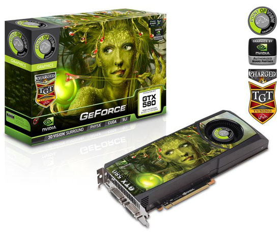 Point of View TGT Series GeForce GTX 580 3GB GDDR5 Charged Point of View TGT Series GeForce GTX 580 3GB GDDR5 Charged