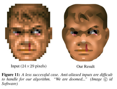  Алгоритм превращает пиксельную игровую графику в векторную мультипликацию 