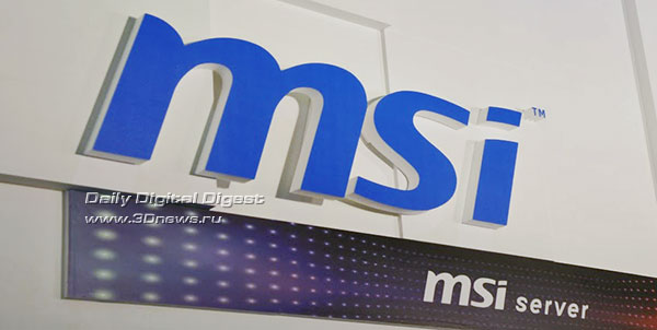 Ноутбуки со стенда компании MSI