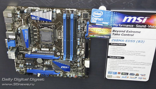 Галерея материнских плат MSI