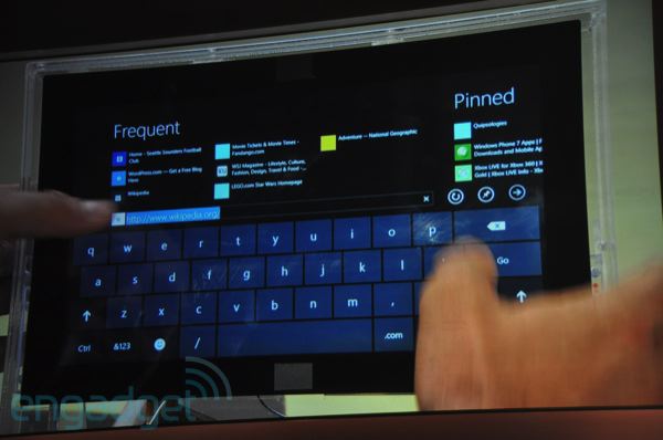 Microsoft представила новый интерфейс Windows 8