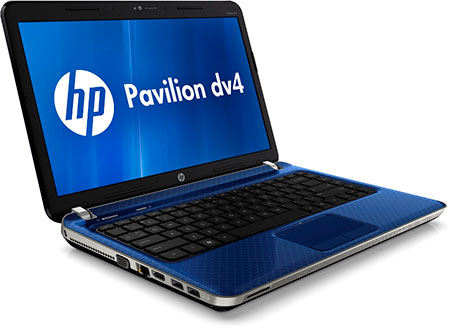 HP Pavilion dv4 — один из многих ноутбуков HP, оснащённых портами USB 3.0