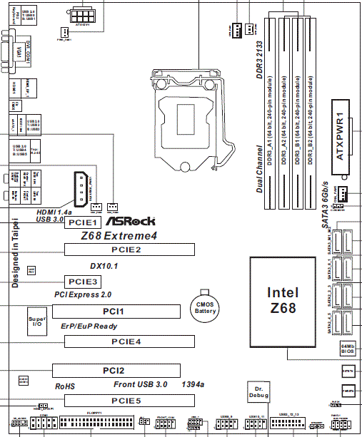 Z77 pro3 схема подключения