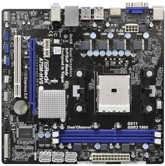 ASRock A75M-HVS ASRock A75M-HVS