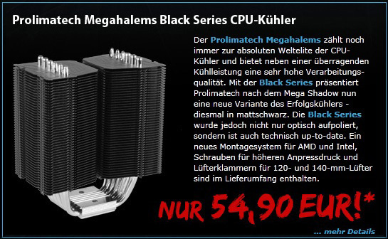 Prolimatech Black Series Megahalems Prolimatech Black Series Megahalems