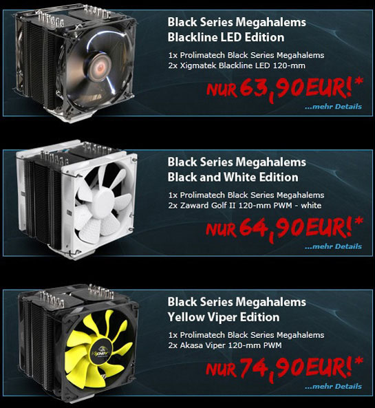 Prolimatech Black Series Megahalems Prolimatech Black Series Megahalems