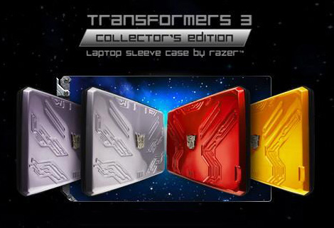 Razer Laptop Sleeve Cases Transformers 3 Collector's Edition Razer Laptop Sleeve Cases Transformers 3 Collector's Edition
