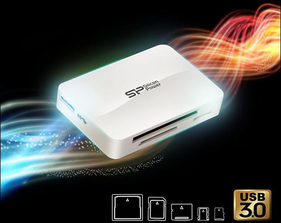 Silicon Power USB 3.0 All-In-One Card Reader Silicon Power USB 3.0 All-In-One Card Reader
