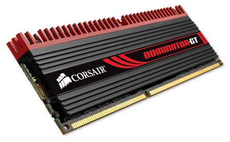 Память Corsair Dominator GT DDR3-2133 (8 Гбайт) функционирует при 1,5 В