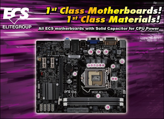  ECS 1st Class Motherboards 