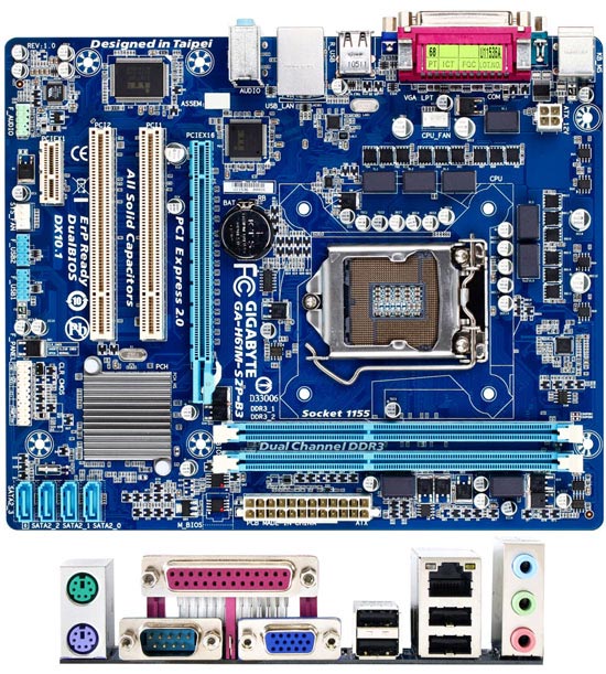 Gigabyte ga h61m s2v b3 обзор