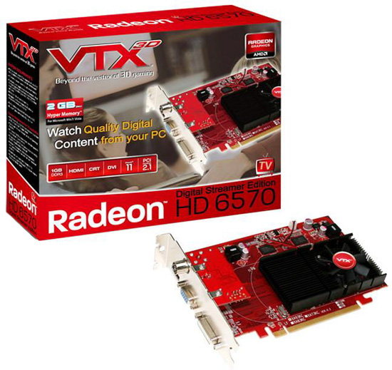 VTX3D Radeon HD 6570 Digital Streamer Edition VTX3D Radeon HD 6570 Digital Streamer Edition