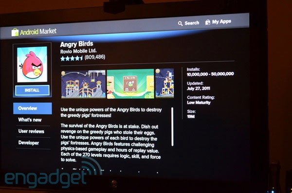 Бета-версия Google TV на базе Android 3.1 для Logitech Revue