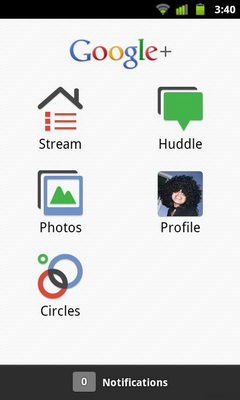 Мобильное приложение Google+