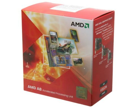 Коробка от AMD APU A8