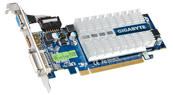 GIGABYTE представила пассивно-низкопрофильную Radeon HD 6450