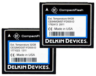Delkin New CompactFlash Cards Delkin New CompactFlash Cards