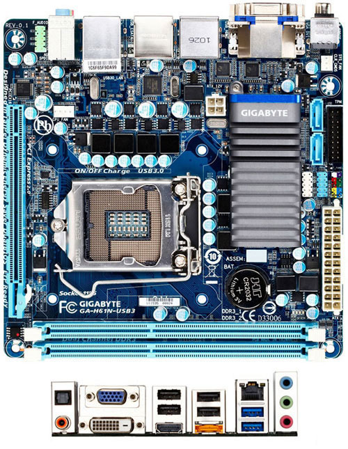 GIGABYTE GA-H61N-USB3 GIGABYTE GA-H61N-USB3