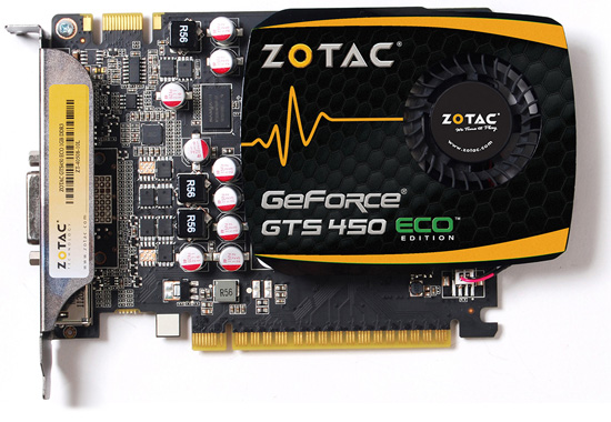  ZOTAC GeForce GTS 450 ECO Edition 