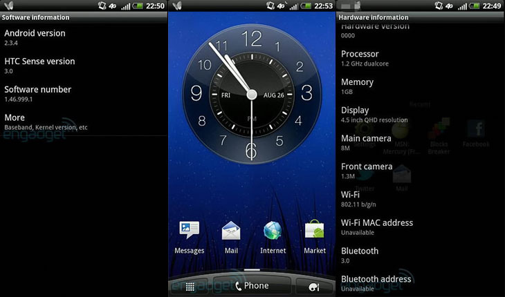 HTC Sense 3.0 на базе Android