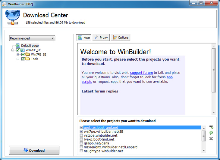 Собираем собственную Live-CD сборку WinPE2.0 на основе Windows 7. Конфигурируем сервер для загруз